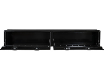 Buyers Products 96-in x 16-in x 13-in Black Smooth Aluminum Topsider Truck Box - 1752161