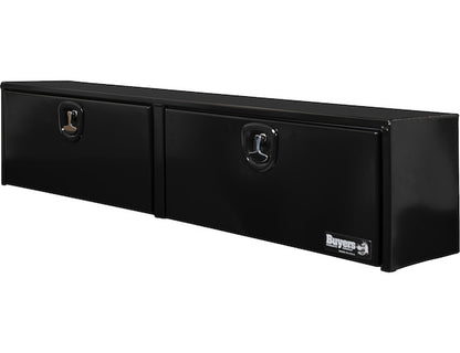 Buyers Products 18x16x88-in Black Smooth Aluminum Topsider Truck Box - 1752164