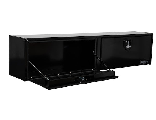 Buyers Products 18x16x90-in Black Smooth Aluminum Topsider Truck Box - 1752165