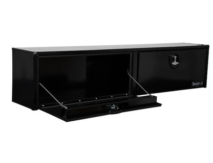 Buyers Products 18x16x90-in Black Smooth Aluminum Topsider Truck Box - 1752165