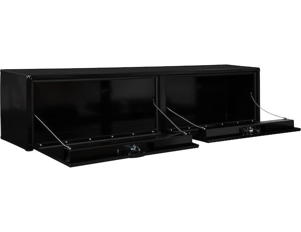 Buyers Products 18x16x90-in Black Smooth Aluminum Topsider Truck Box - 1752165