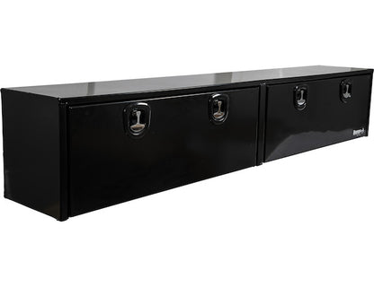 Buyers Products 96-in x 18-in x 16-in Black Smooth Aluminum Topsider Truck Box - 1752168