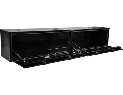 Buyers Products 96-in x 18-in x 16-in Black Smooth Aluminum Topsider Truck Box - 1752168