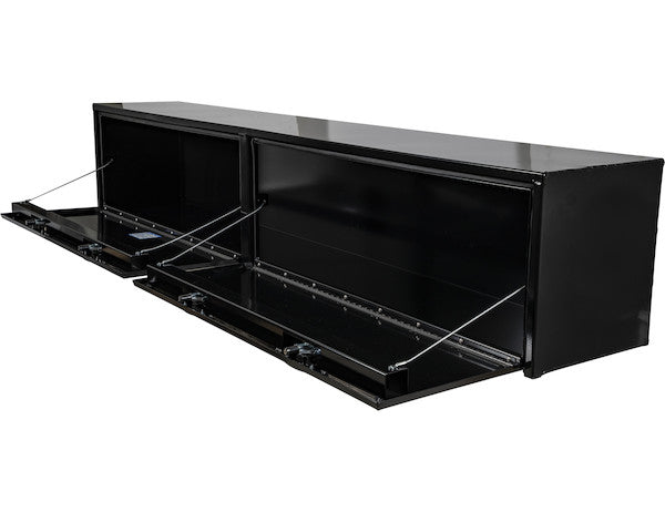 Buyers Products 96-in x 18-in x 16-in Black Smooth Aluminum Topsider Truck Box - 1752168