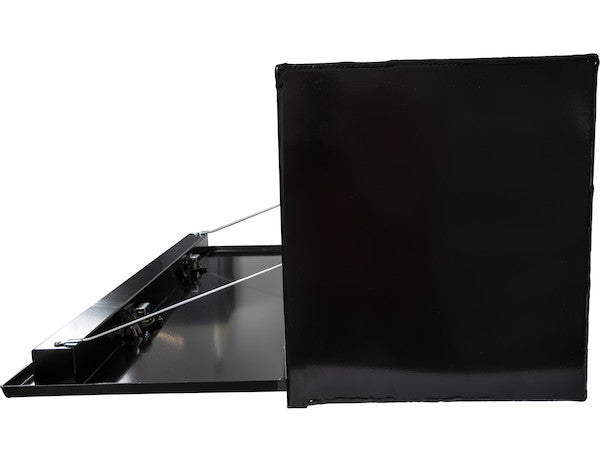 Buyers Products 96-in x 18-in x 16-in Black Smooth Aluminum Topsider Truck Box - 1752168