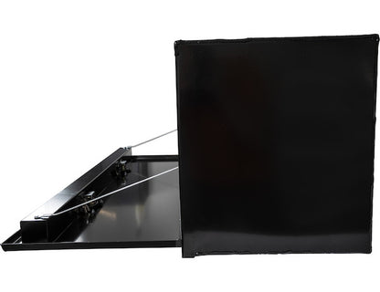 Buyers Products 96-in x 18-in x 16-in Black Smooth Aluminum Topsider Truck Box - 1752168