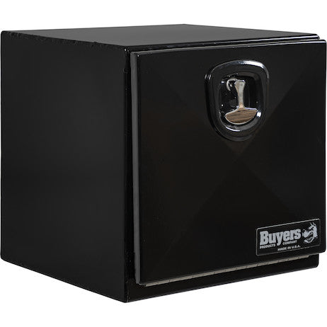 Buyers Products 18-in x 18-in x 18-in Pro Series Black Steel Underbody Truck Box - 1752799