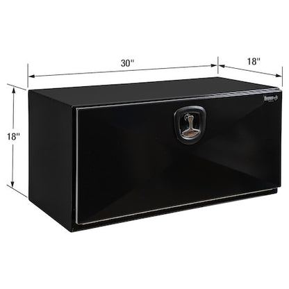 Buyers Products 30-in x 18-in x 18-in Pro Series Black Steel Underbody Truck Box - 1752803