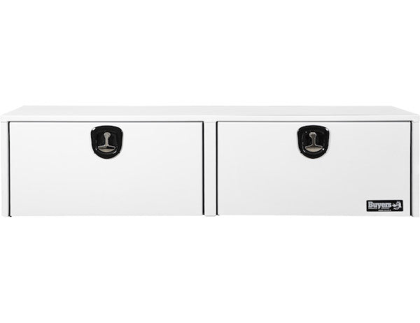 Buyers Products 16x13x72-in White Smooth Aluminum Topsider Truck Box - 1753151