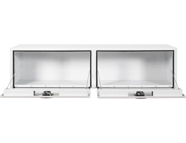 Buyers Products 16x13x72-in White Smooth Aluminum Topsider Truck Box - 1753151