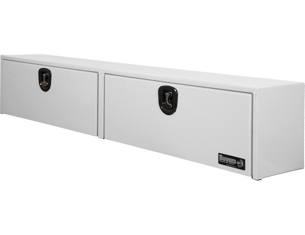 Buyers Products 88-in x 16-in x 13-in White Smooth Aluminum Topsider Truck Box - 1753156