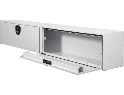 Buyers Products 88-in x 16-in x 13-in White Smooth Aluminum Topsider Truck Box - 1753156