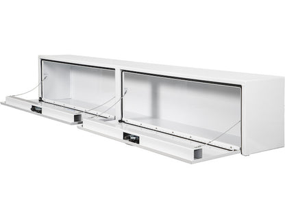 Buyers Products 88-in x 16-in x 13-in White Smooth Aluminum Topsider Truck Box - 1753156