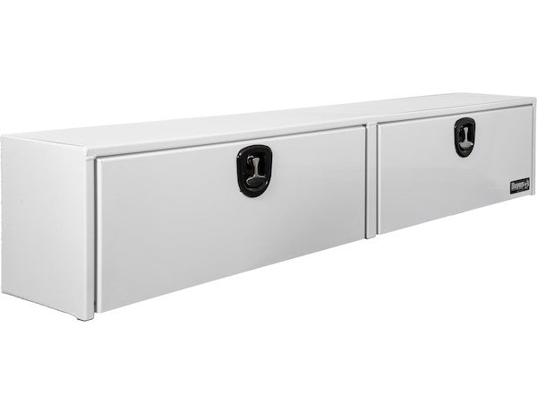 Buyers Products 88-in x 16-in x 13-in White Smooth Aluminum Topsider Truck Box - 1753156