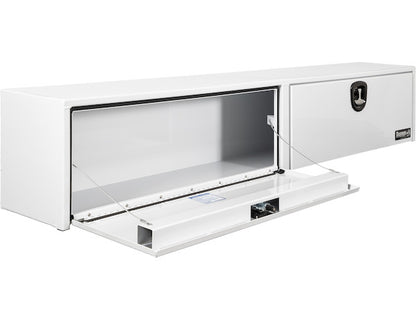 Buyers Products 88-in x 16-in x 13-in White Smooth Aluminum Topsider Truck Box - 1753156