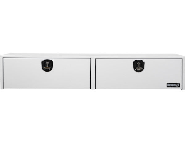 Buyers Products 88-in x 16-in x 13-in White Smooth Aluminum Topsider Truck Box - 1753156