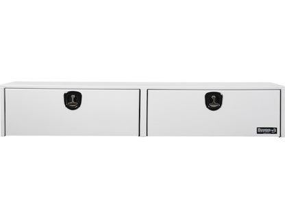 Buyers Products 88-in x 16-in x 13-in White Smooth Aluminum Topsider Truck Box - 1753156
