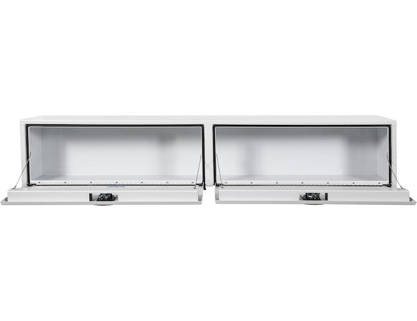Buyers Products 88-in x 16-in x 13-in White Smooth Aluminum Topsider Truck Box - 1753156