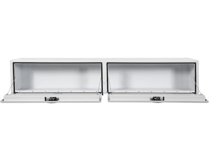 Buyers Products 88-in x 16-in x 13-in White Smooth Aluminum Topsider Truck Box - 1753156