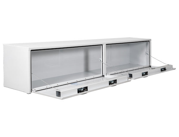 Buyers Products 16x13x96-in White Smooth Aluminum Topsider Truck Box - 1753161