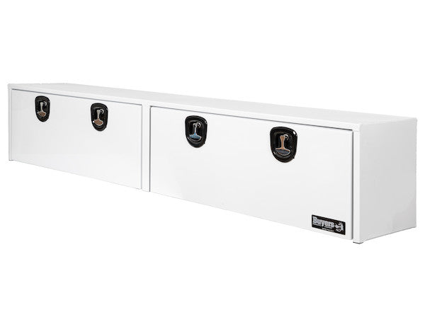 Buyers Products 16x13x96-in White Smooth Aluminum Topsider Truck Box - 1753161