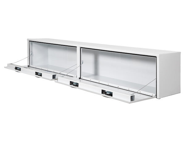 Buyers Products 16x13x96-in White Smooth Aluminum Topsider Truck Box - 1753161