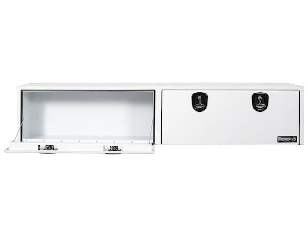 Buyers Products 16x13x96-in White Smooth Aluminum Topsider Truck Box - 1753161