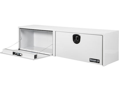 Buyers Products 72-in x 18-in x 13-in White Smooth Aluminum Topsider Truck Box - 1753163