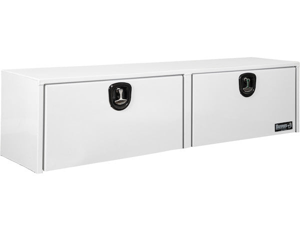 Buyers Products 72-in x 18-in x 13-in White Smooth Aluminum Topsider Truck Box - 1753163