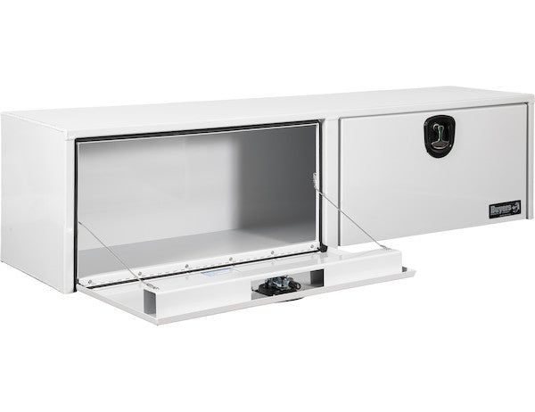 Buyers Products 72-in x 18-in x 13-in White Smooth Aluminum Topsider Truck Box - 1753163
