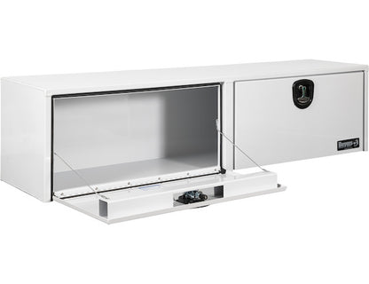 Buyers Products 72-in x 18-in x 13-in White Smooth Aluminum Topsider Truck Box - 1753163
