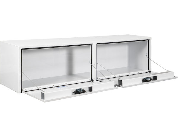 Buyers Products 72-in x 18-in x 13-in White Smooth Aluminum Topsider Truck Box - 1753163