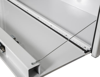 Buyers Products 72-in x 18-in x 13-in White Smooth Aluminum Topsider Truck Box - 1753163