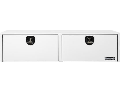 Buyers Products 72-in x 18-in x 13-in White Smooth Aluminum Topsider Truck Box - 1753163