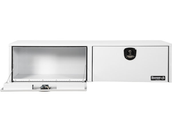 Buyers Products 72-in x 18-in x 13-in White Smooth Aluminum Topsider Truck Box - 1753163