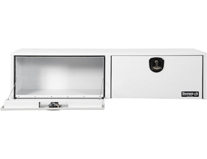 Buyers Products 72-in x 18-in x 13-in White Smooth Aluminum Topsider Truck Box - 1753163