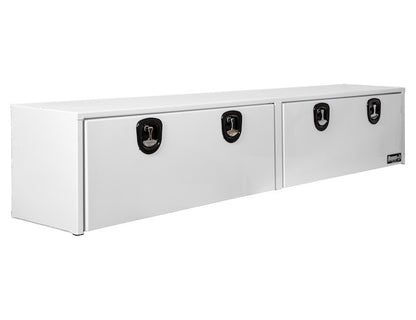 Buyers Products 18x16x96-in White Smooth Aluminum Topsider Truck Box - 1753168