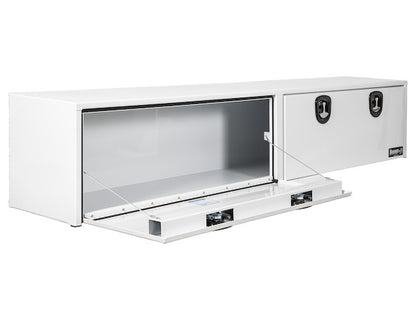 Buyers Products 18x16x96-in White Smooth Aluminum Topsider Truck Box - 1753168