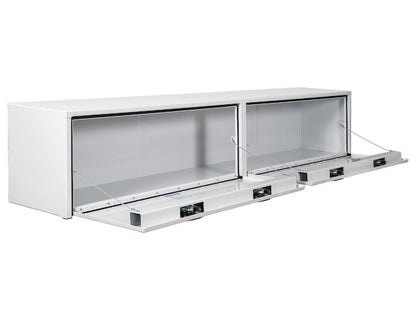 Buyers Products 18x16x96-in White Smooth Aluminum Topsider Truck Box - 1753168