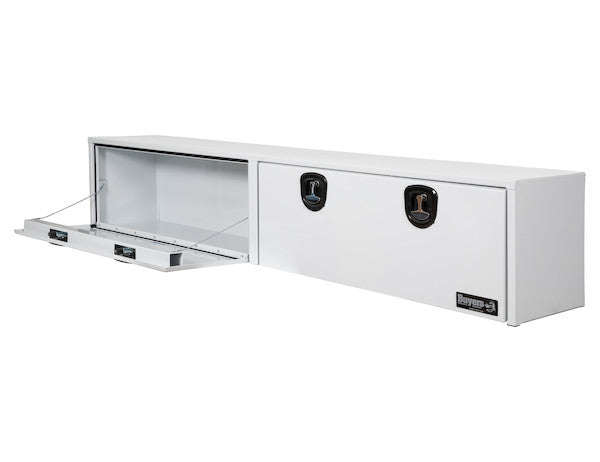 Buyers Products 18x16x96-in White Smooth Aluminum Topsider Truck Box - 1753168