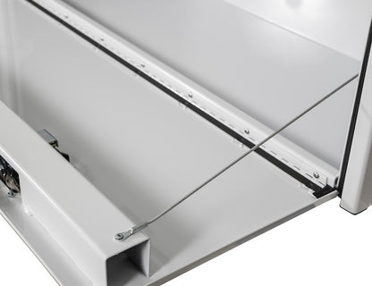 Buyers Products 18x16x96-in White Smooth Aluminum Topsider Truck Box - 1753168