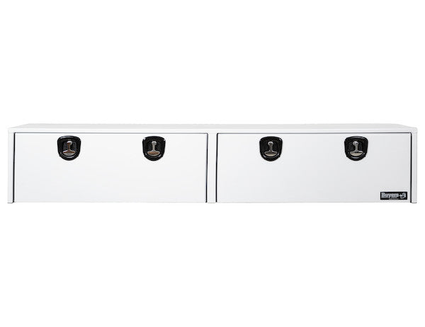 Buyers Products 18x16x96-in White Smooth Aluminum Topsider Truck Box - 1753168