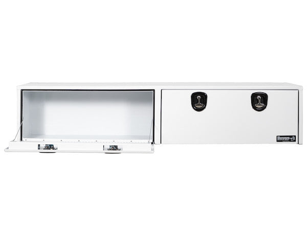 Buyers Products 18x16x96-in White Smooth Aluminum Topsider Truck Box - 1753168