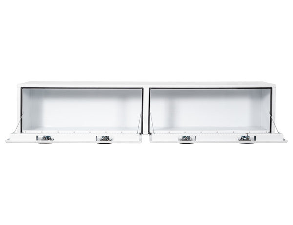 Buyers Products 18x16x96-in White Smooth Aluminum Topsider Truck Box - 1753168
