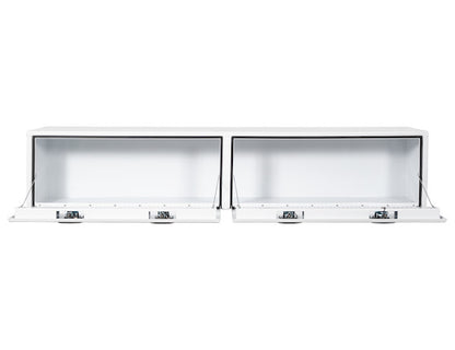 Buyers Products 18x16x96-in White Smooth Aluminum Topsider Truck Box - 1753168