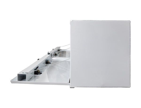 Buyers Products 18x16x96-in White Smooth Aluminum Topsider Truck Box - 1753168