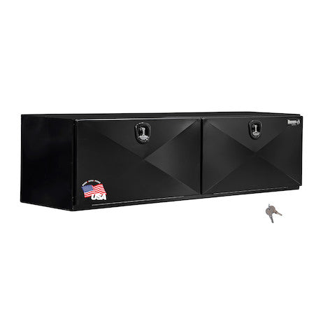 Buyers Products 72-in x 24-in x 24-in Pro Series Black Steel Underbody Truck Box - 1754811