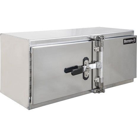 Buyers Products 48-in x 24-in x 24-in Smooth Aluminum Underbody Truck Tool Box - Double Barn Door, Cam Lock Hardware - 1762642