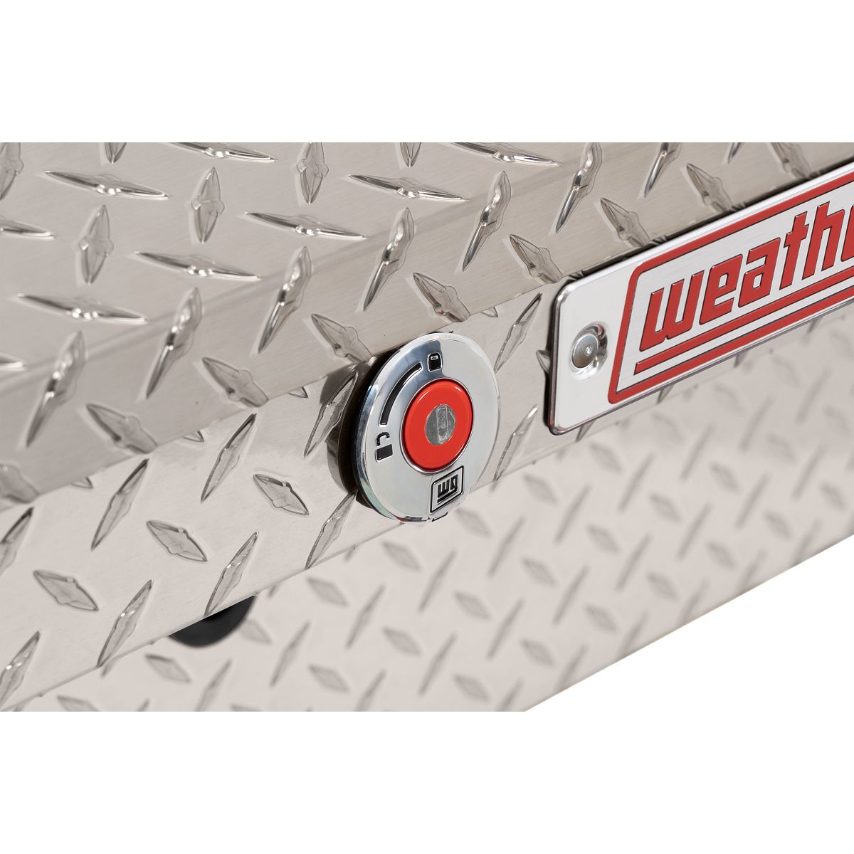 Weather Guard Side Mount Tool Box 56x17x13 Aluminum Low Profile Model 178-0-04