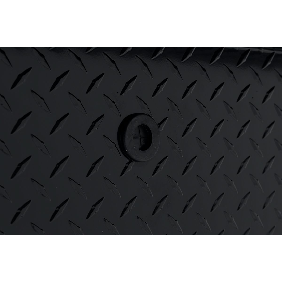 Weather Guard Side Mount Tool Box 56x17x13 Gloss Black Aluminum Low Profile Model 178-5-04